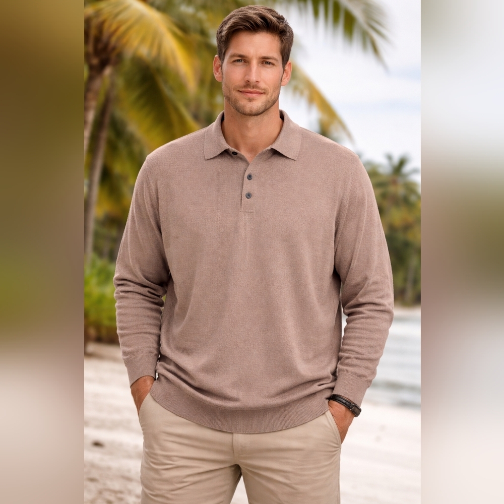 Giancarlo Botto Men's Vintage Tan Sweater